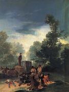 Francisco Goya Highwaymen attacking a  Coach oil painting picture wholesale